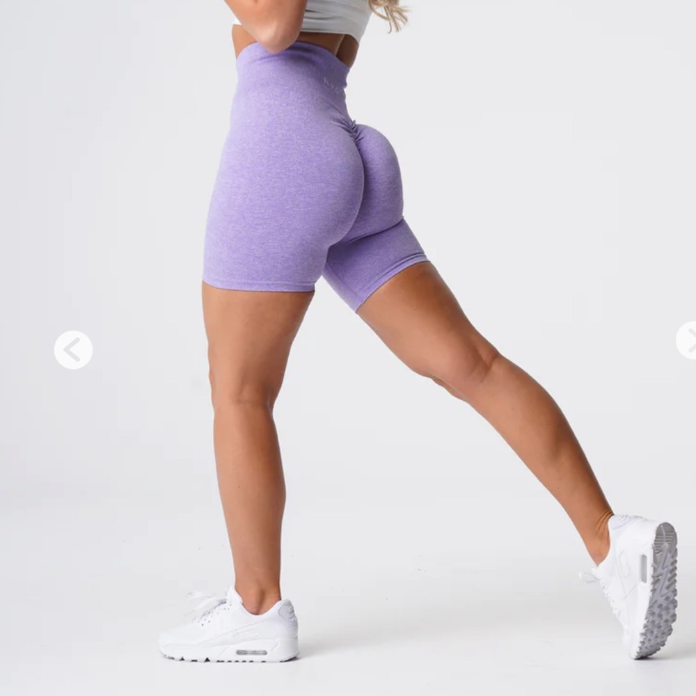 NVGTN Purple Scrunch biker shorts